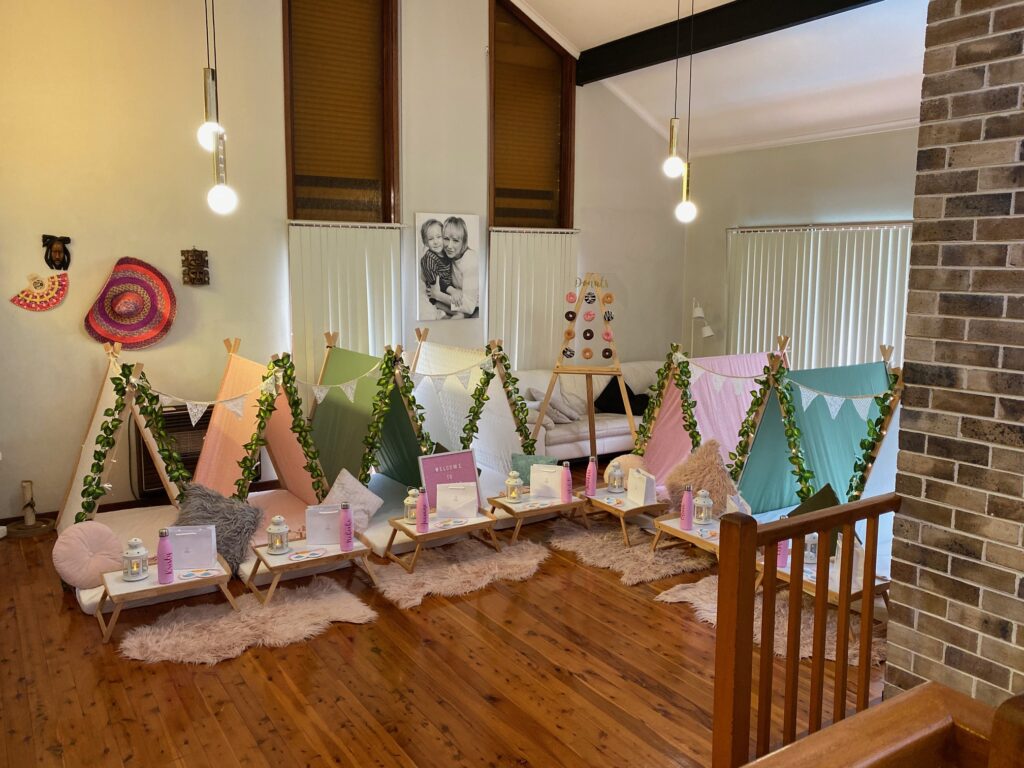 Winter Woodland Kids Party Theme Angels Teepees