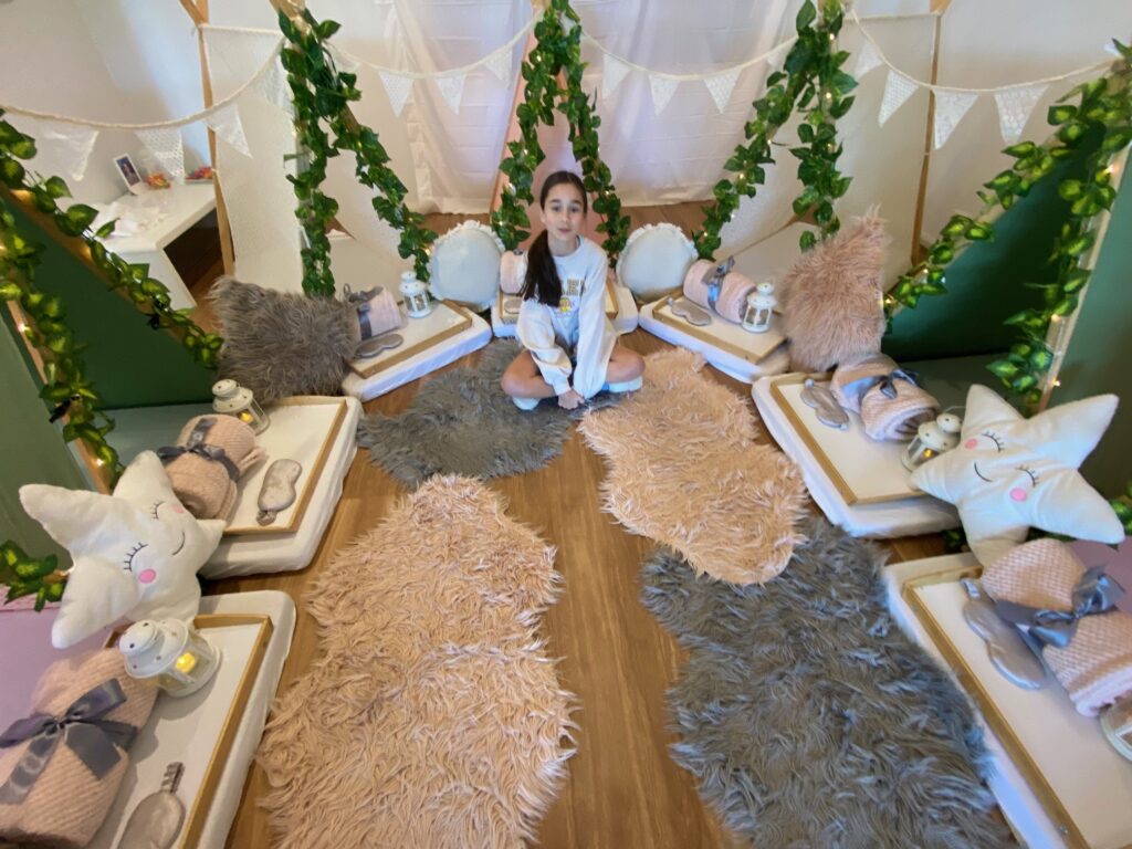 Winter Woodland Kids Party Theme Angels Teepees